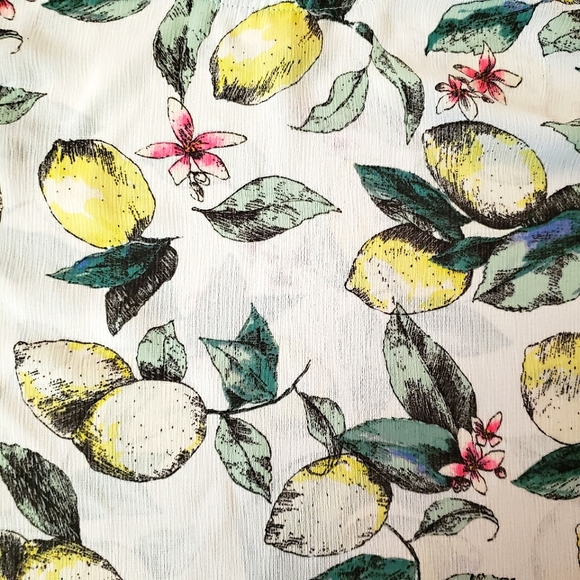 Cute Lemon Print Tank Top - Picture 5 of 6